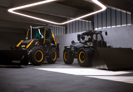 Forty special-edition 4CX Pro Dual Drive backhoe loaders and 40 special-edition 542-70 Loadalls will come in satin black with chrome decals and JCB yellow highlights, to mark the company’s 80th anniversary
