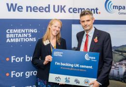 MPA’s Dr Diana Casey with event sponsor Jon Pearce MP