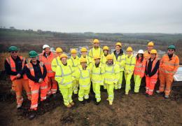Mining groups – Women in Mining UK and Young Mining Professionals – get hands-on experience at Longcliffe Quarries’ Brassington Moor site