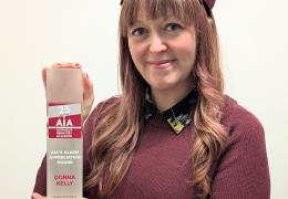 Donna Kelly, service manager at the London Borough of Hammersmith and Fulham, is the first recipient of the AIA ALARM Appreciation Award
