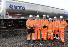  Breedon’s new JPA iWagon powder tank wagons enter service at Hope cement works Breedon’s new JPA iWagon powder tank wagons enter service at Hope cement works