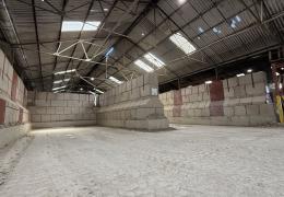 The new storage facility at Furzebrook utilizes Elite Precast Concrete’s Legato interlocking blocks
