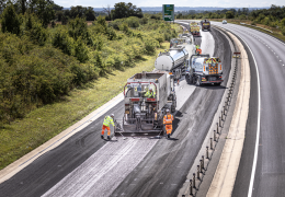 Micro-surfacing work in Bedfordshire