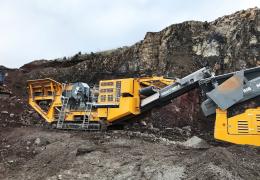 Anaconda's J12 jaw crusher