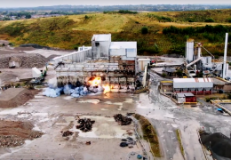 AR Demolition use innovative explosives technology at Croft Quarry