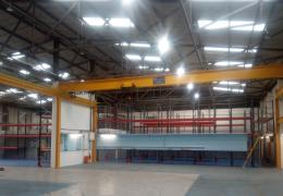 An interior section of the new Atantic Pumps main building