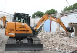 Case CX90D excavator