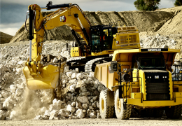 Cat 374 excavator