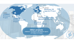 LafargeHolcim carbon capture, usage and storage projects
