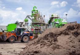 CDE trommel fines recycling plant