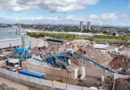 CDE waste-recycling plant at Bedrock Plant Hire   