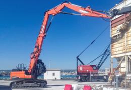 Doosan DX235DM demolition excavator