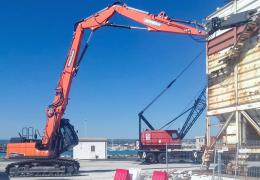 Doosan DX235DM long-reach excavator
