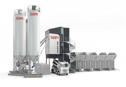 Dynamix 2500 concrete batching plant