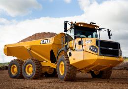 Bell B30E articulated dumptruck