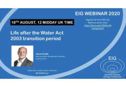 EIG Webinar