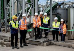 Enva ribbon cutting
