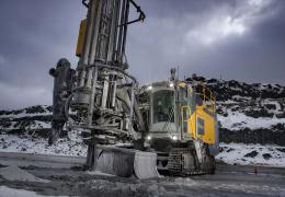 Fully autonomous SmartROC D65 drill rig