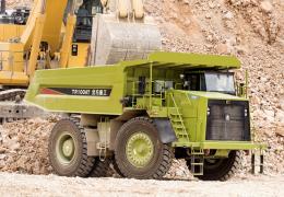 NHL's NTR100A rigid dumptruck