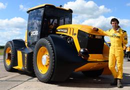 Guy Martin and JCB Fastrac