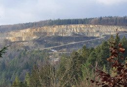 Heinrich Teufel's limestone quarry