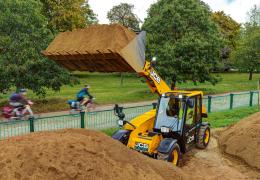 JCB E-Tech electric Loadall telehandler