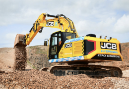 JCB hydrogen-powered excavator