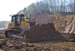 Komatsu dozer