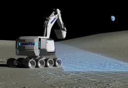 Komatsu on the Moon