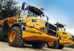 Bell B20E dumptrucks