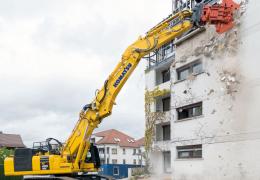 Komatsu K100 boom change system