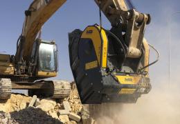 MB Crusher’s BF90.3 attachment has been designed to deliver increased recycling rates