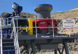 McLanahan's UltraCRUSH modular cone crusher