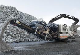 Metso Lokotrack impact crusher
