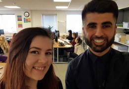 Lucy Preston and Isaac Azim