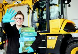 JCB donate gloves