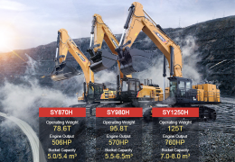 SANY excavators