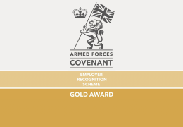 AFC Employer Recognition Scheme Gold Award