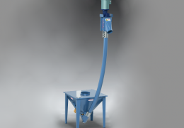 Flexicon abrasion-resistant flexible screw conveyor