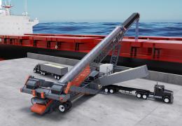 TeleStacker ship-loading conveyor