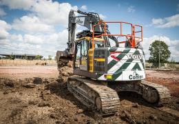 Volvo excavator