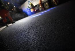 Tarmac asphalt on A11