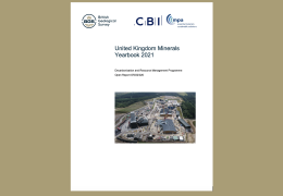 UK Minerals Yearbook 2021