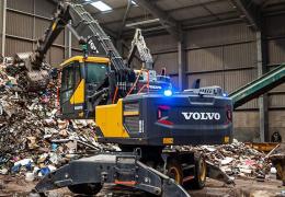 Volvo EW240E materials handler