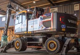 Volvo EW240E material handler