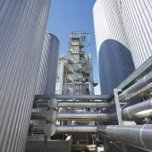 Electrically heated tanks with optimum energy insulation from Benninghoven offer efficient bitumen storage with zero local emissions