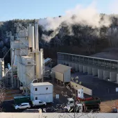 Breedon’s new Ammann ABA 260 UniBatch asphalt mixing plant in Mansfield