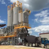 Astec CON-E-CO LO-PRO Series concrete batching plant 