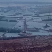 Kelston Sparkes working on the northern section of the Hinkley Connection project