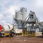 Hills Quarry Products' new ready-mixed concrete concrete plant in Swindon